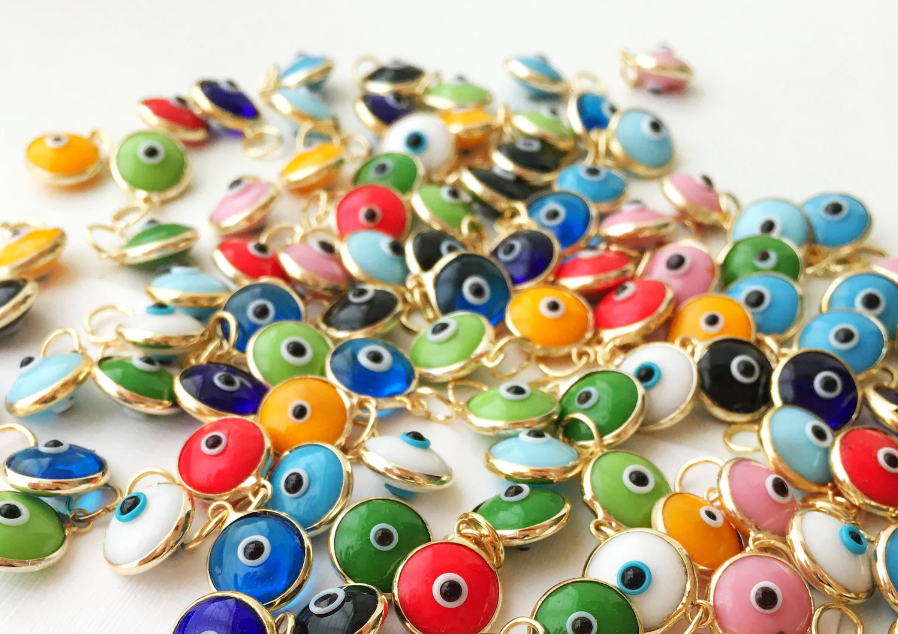 Glass Evil Eye Necklace
